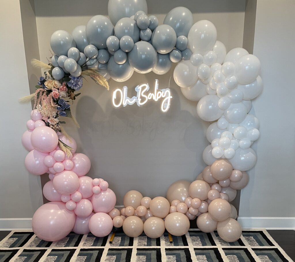 Baby Shower Balloon Installation
