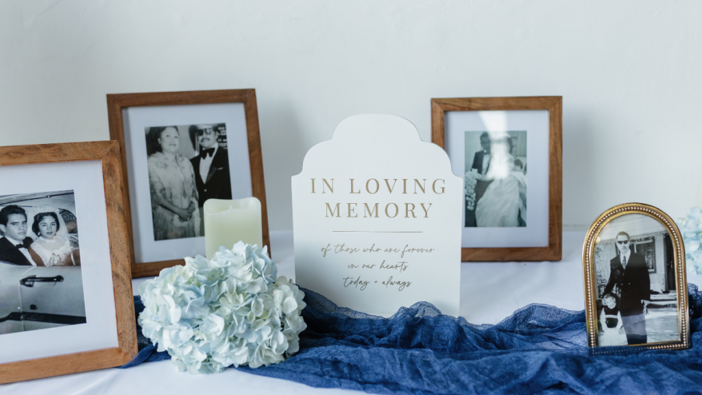 Tribute table design by Event Flow Co. at The Brick, San Diego | Florals by Humming Blossoms