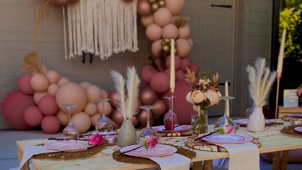 Mother’s Day picnic brunch by Event Flow Co. in Atlanta, GA | Styled table & decorative arch