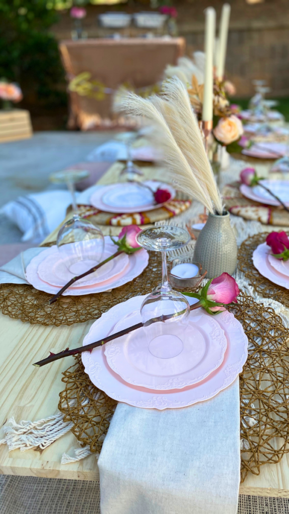 Mother’s Day picnic brunch by Event Flow Co. in Atlanta, GA | Styled table & decorative arch